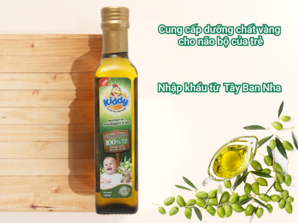 Dầu Olive Dinh Dưỡng Cho Trẻ Kiddy Chai 250ml