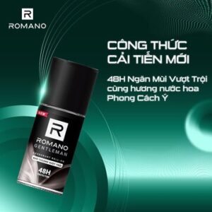 Lăn Khử Mùi Romano Hương Nước Hoa Gentleman 50ml