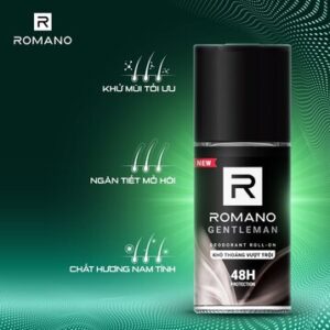 Lăn Khử Mùi Romano Hương Nước Hoa Gentleman 50ml