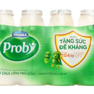 Sữa chua uống men sống có đường Vinamilk Probi chai 130ml