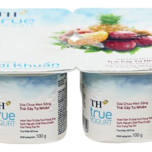 Sữa chua men sống TH True Yogurt trái cây 100g