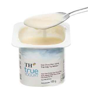 Sữa chua men sống TH True Yogurt trái cây 100g