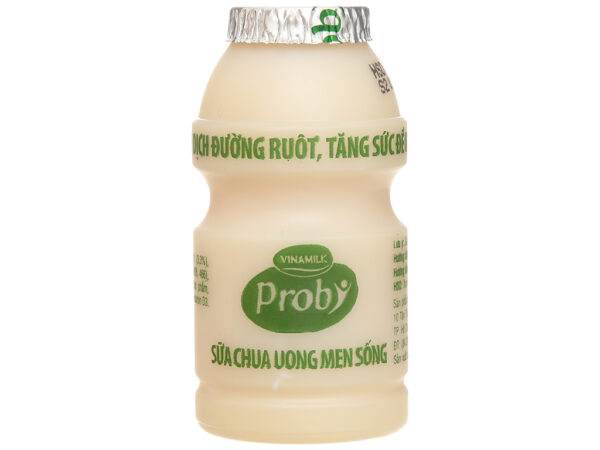 Sữa chua uống men sống có đường Vinamilk Probi chai 65ml