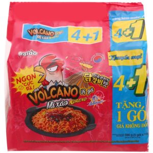 Mì xào Koreno Volcano vị gà, gói (118g)