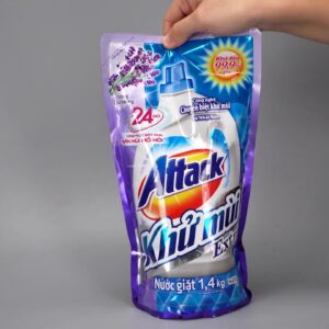 Nước Giặt Attack Khử Mùi Extra Hương Oải Hương 1.4L