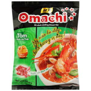 Mì khoai tây Omachi tôm chua cay Thái gói 80g