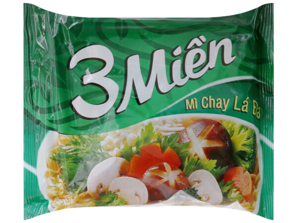 Mì 3 Miền Chay Lá Đa Gói 65G