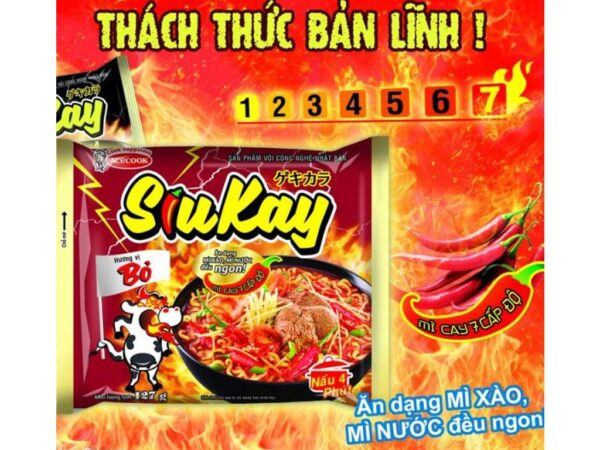 Mì bò SiuKay gói 127g