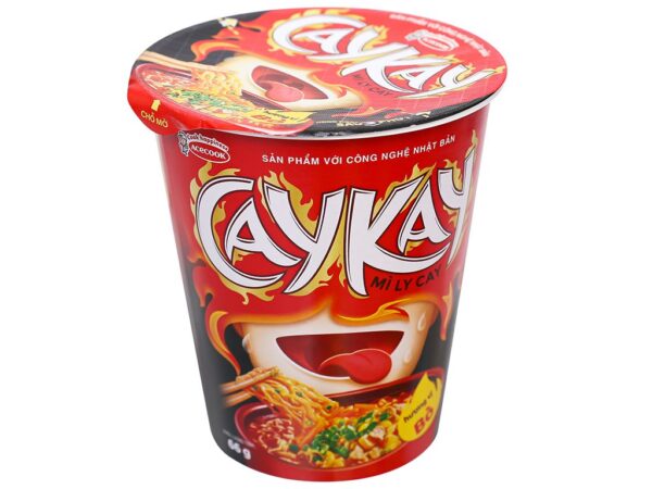 Mì Caykay vị bò ly 66g