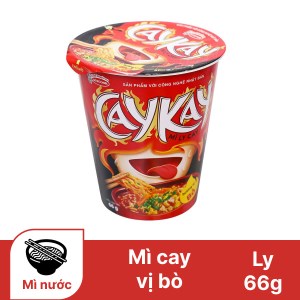 Mì Caykay vị bò ly 66g