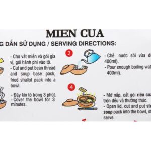 Miến cua Vifon Hoàng Gia gói 105g