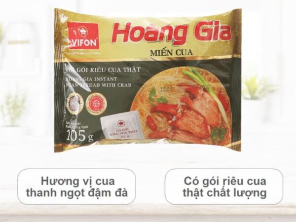 Miến cua Vifon Hoàng Gia gói 105g