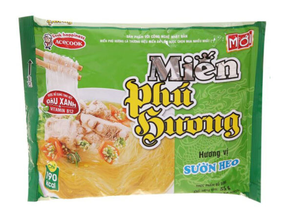 Miến Phú Hương sườn heo gói 55g