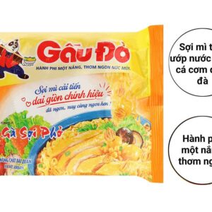 Mì gà sợi phở Gấu Đỏ gói 63g 