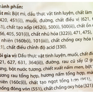 Mì Gấu Đỏ Chay Rau Nấm