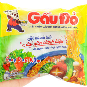 Mì Gấu Đỏ Chay Rau Nấm