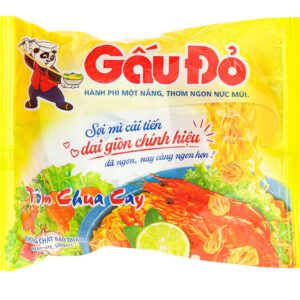 Mì Gấu Đỏ tôm chua cay gói 63g