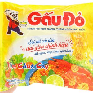 Mì Gấu Đỏ tôm chua cay gói 63g