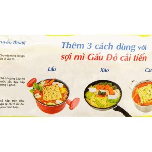 Mì Gấu Đỏ tôm chua cay gói 63g