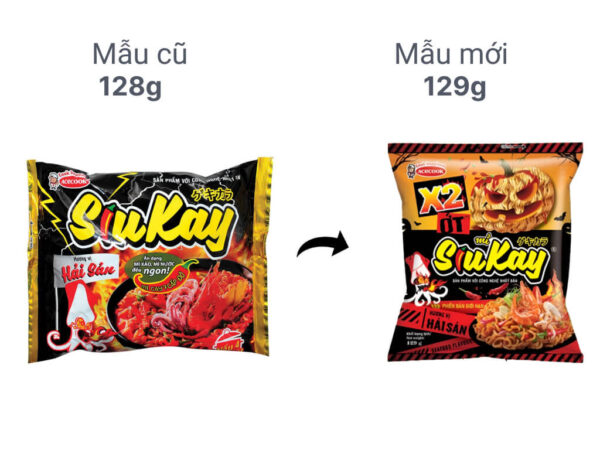 Mì hải sản SiuKay gói 128g