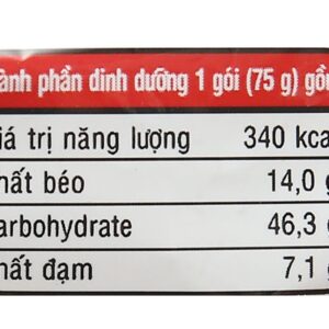 Mì Hảo Hảo hương vị lẩu kim chi Hàn Quốc gói 75g