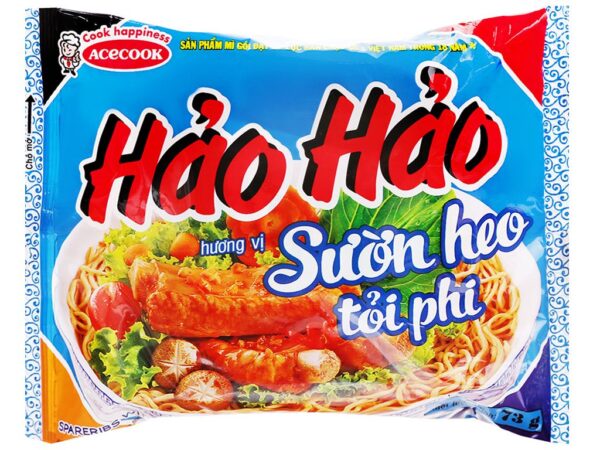 Mì Hảo Hảo sườn heo tỏi phi gói 73g