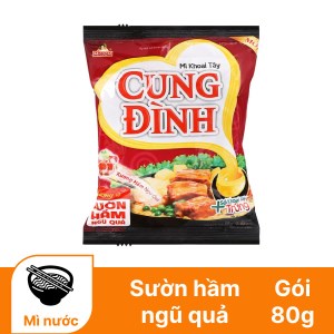 Mì khoai tây Cung Đình sườn hầm ngũ quả gói 80g