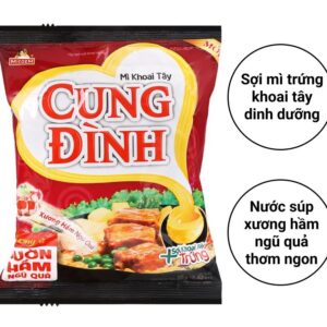 Mì khoai tây Cung Đình sườn hầm ngũ quả gói 80g