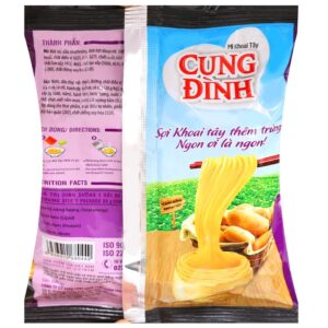 Mì khoai tây Cung Đình thịt hầm nấm gói 80g