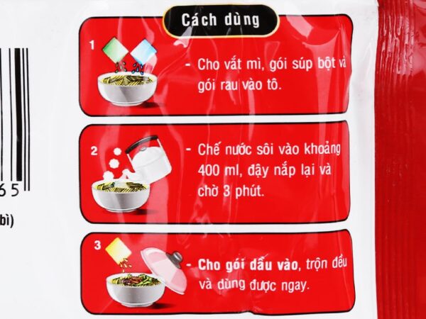 Mì không chiên Mikochi sườn heo gói 80g