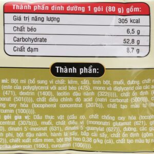 Mì không chiên Mikochi sườn heo gói 80g