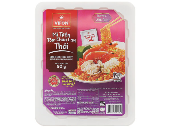 Mì trộn tôm chua cay Thái Vifon 90g