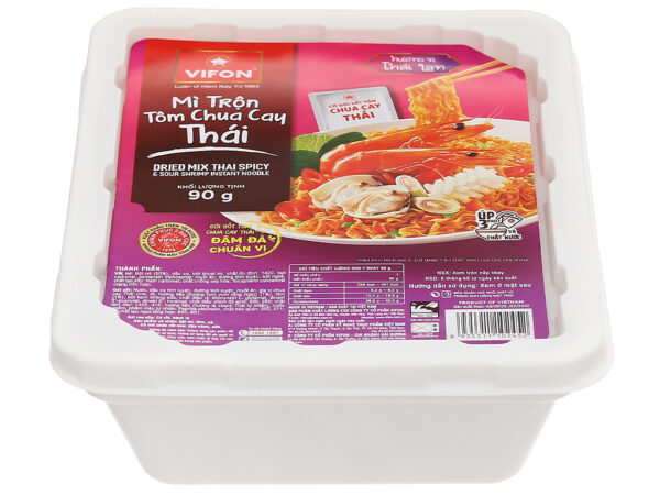 Mì trộn tôm chua cay Thái Vifon 90g