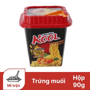 Mì trộn trứng muối Cung Đình Kool hộp 90g 