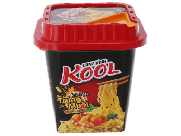 Mì trộn trứng muối Cung Đình Kool hộp 90g 