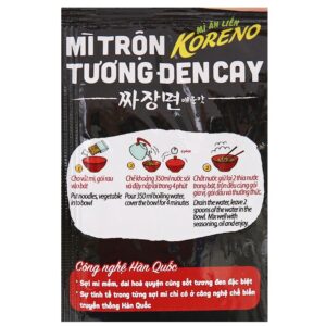 Mì trộn tương đen Cay Koreno gói 78g