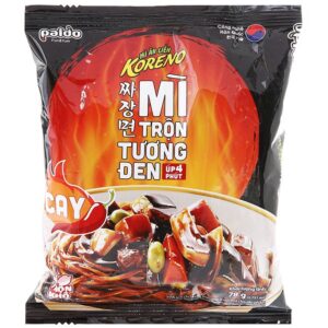 Mì trộn tương đen Cay Koreno gói 78g