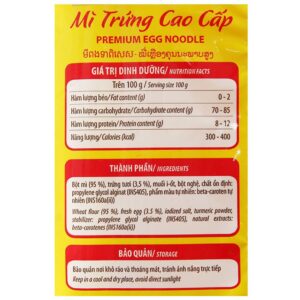 Mì trứng cao cấp Meizan gói 250g