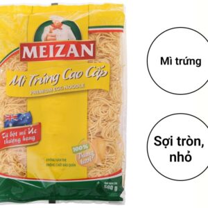 Mì trứng cao cấp Meizan gói 500g