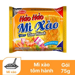 Mì xào Hảo Hảo tôm hành gói 75g 