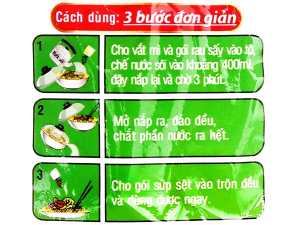 Mì xào Hảo Hảo tôm xào chua ngọt gói 75g