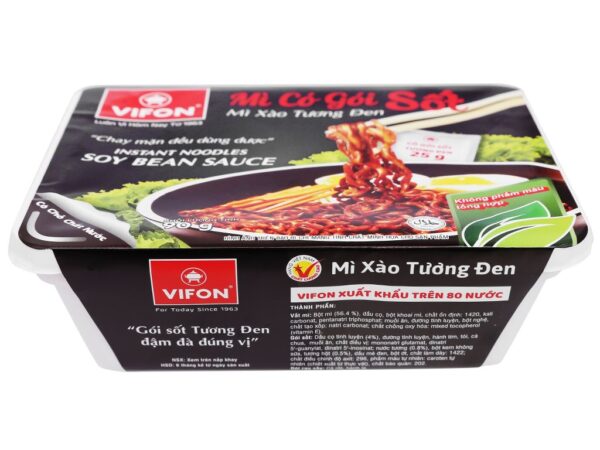 Mì xào tương đen Vifon khay 90g