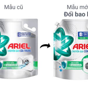 Nước giặt Ariel chuyên gia cửa trước hương Downy nắng sớm túi 3.2kg