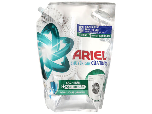 Nước giặt Ariel chuyên gia cửa trước hương Downy nắng sớm túi 3.9kg