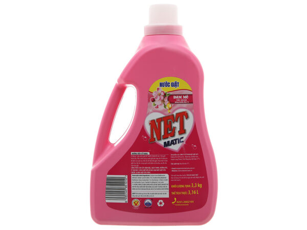 Nước giặt NET Matic đam mê cửa trước & cửa trên can 3.3 kg