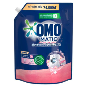 Nước giặt OMO Matic cửa trước ngăn mùi ẩm mốc túi 3.6kg