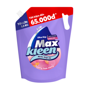 Nước giặt xả MaxKleen hương hoa nắng túi 3.8kg