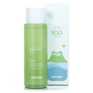 Nước Hoa Hồng Rau Má Pretty Skin The Pure Jeju Cica 100 Toner