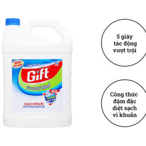 Nước tẩy nhà tắm Gift đậm đặc siêu sạch can 3.8kg