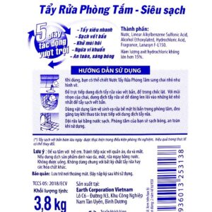 Nước tẩy nhà tắm Gift đậm đặc siêu sạch can 3.8kg